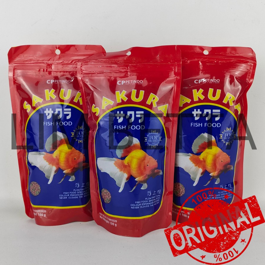 Makanan Ikan Sakura / Pelet Koi Sakura 100gr