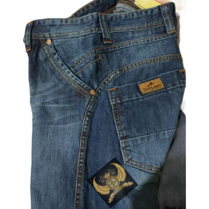 Celana Panjang Pria Dewasa Model Standar Merk New Lions Original Distro Model Jeans 27 32 33 38