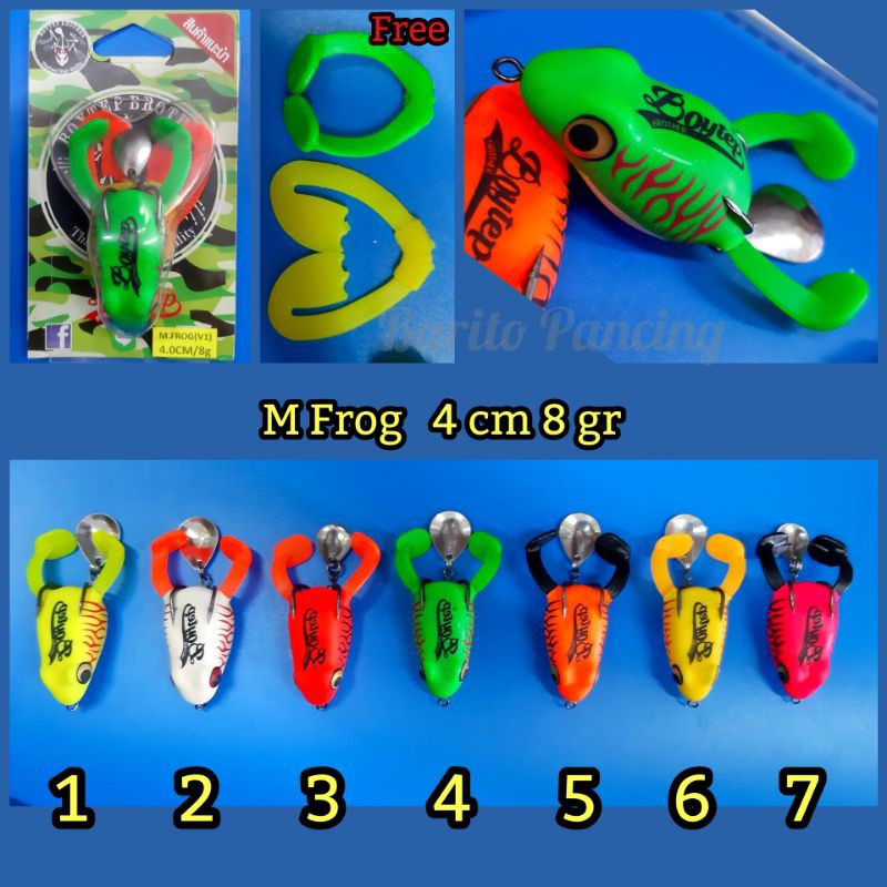 Boytep Mini Soft Frog 4 cm 8 gr Umpan Pancing