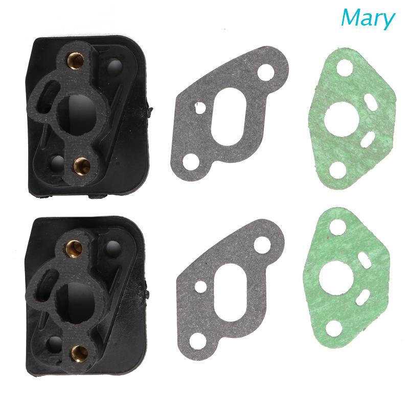 Mary 2pcs Konektor Manifold Karburator 36F / 33 Untuk Mesin Pemotong Rumput