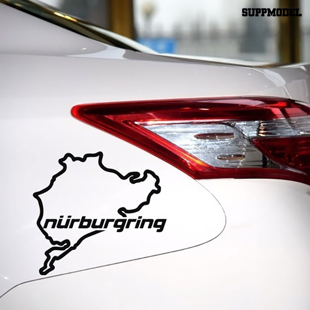 Stiker Reflektif Motif Nurburgring Untuk Dekorasi Mobiltruk