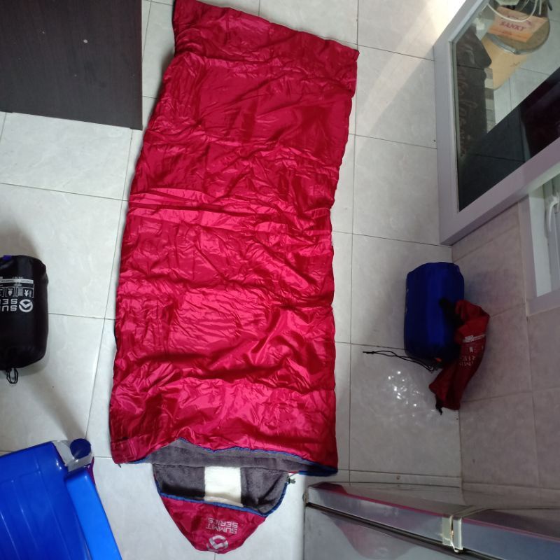 Sleeping Bag Polar Bulu Kantung Tidur Hiking camping Mendaki Gunung