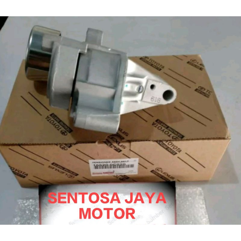 Tensioner Assy Fanbelt Fan Belt Toyota Innova Fortuner Hilux Bensin Th 2004-2015 Original