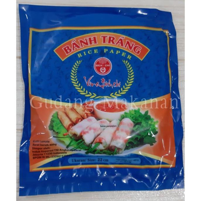 

TERMURAH Kulit Lumpia Vietnam 400gr Banh Trang Rice Paper 22cm Kode 238
