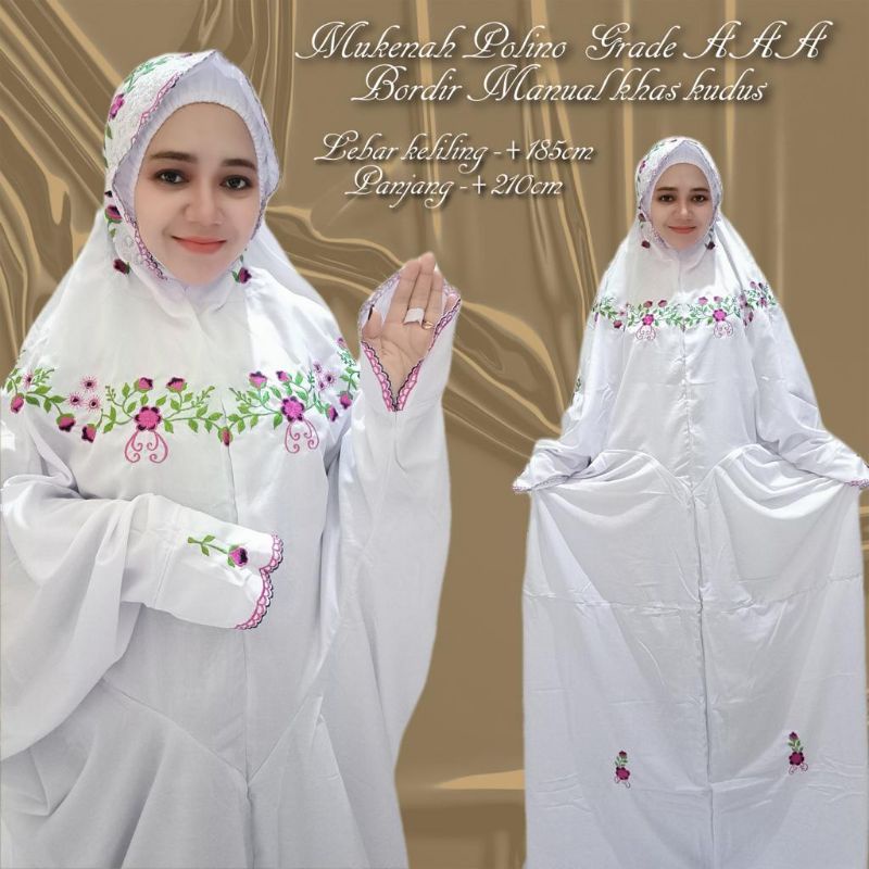 Mukena  Terusan  Polino  Silk Inner Polino Ciput