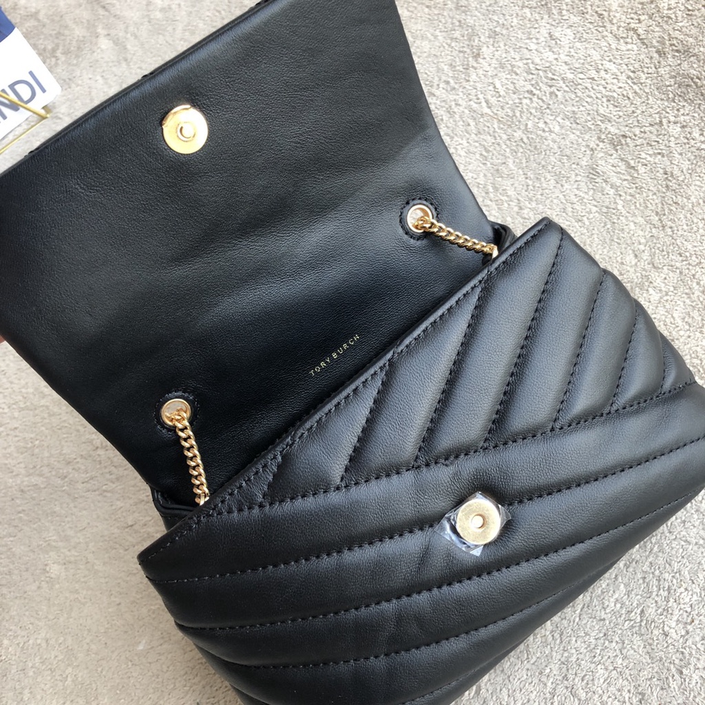 (SameDay Grab) Ori TB KIRA CHEVRON MINI size ladies shoulder bag Crossbody chain bag