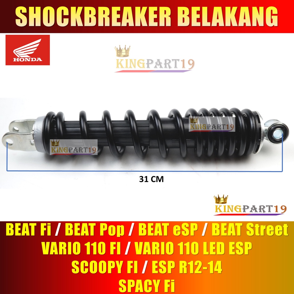 SOK SHOCKBREAKER BEAT FI SCOOPY FI SPACY FI VARIO 110 FI BEAT ESP STREET POP SOKBREKER SHOCKBREAKER K25