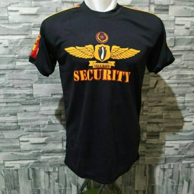 Kaos security viping/baju security termurah