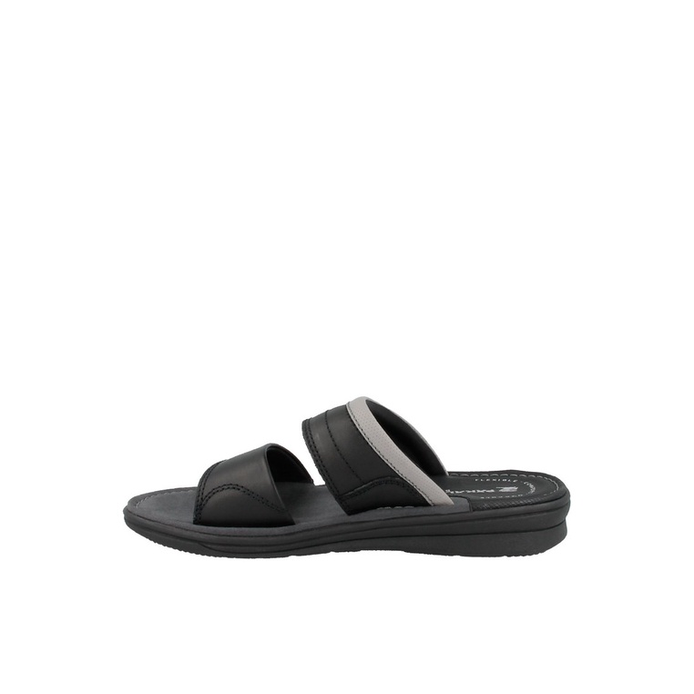 SANDAL SLIDE PAKALOLO PRIA ORIGINAL CASUAL KULIT ASLI HITAM PB15