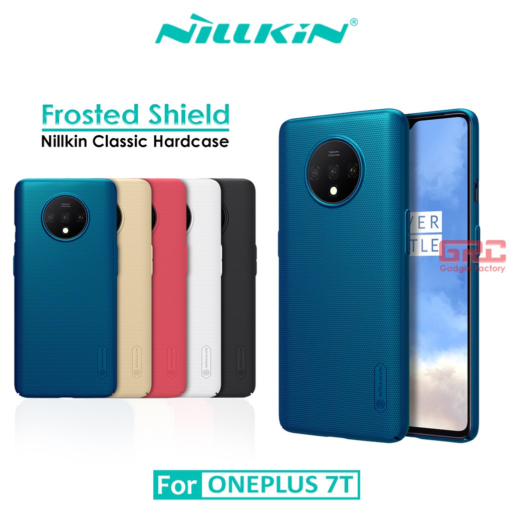 Hard Case Oneplus 7T Nillkin Frosted Shield Casing Original