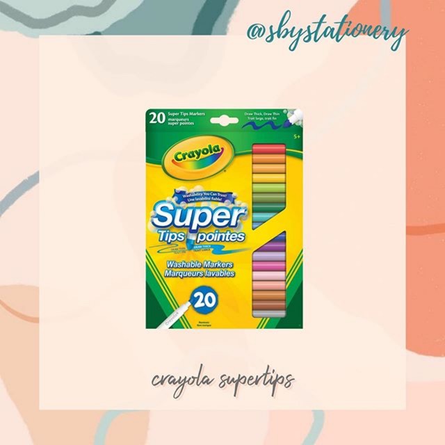 Jual CRAYOLA SUPER TIPS Indonesia|Shopee Indonesia