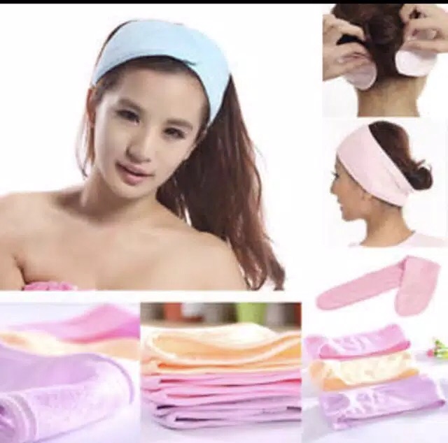 `ღ´ PHINKL `ღ´ ░a░k░s░e░s░o░r░i░s░ Bandana facial mandi salon penahan poni bisa untuk masker