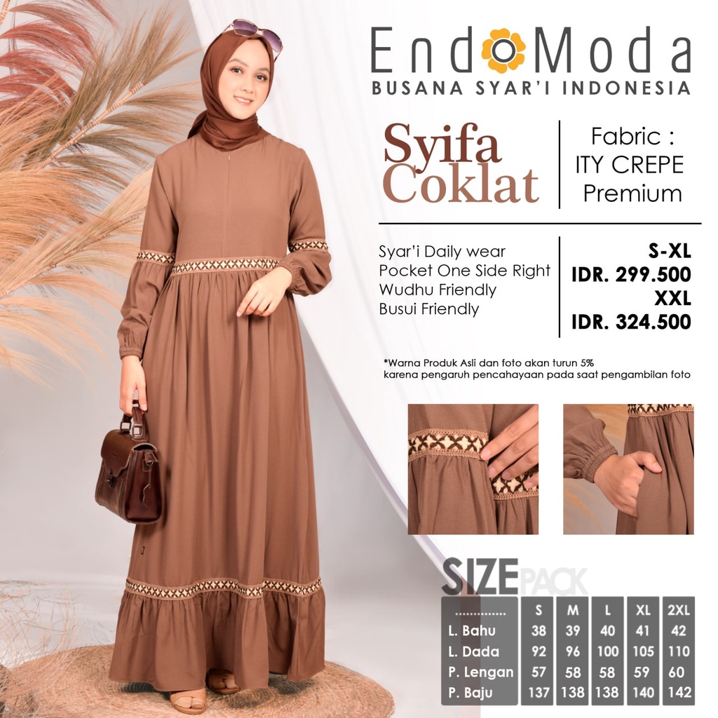 GAMIS ENDOMODA TERMURAH//SYIFA