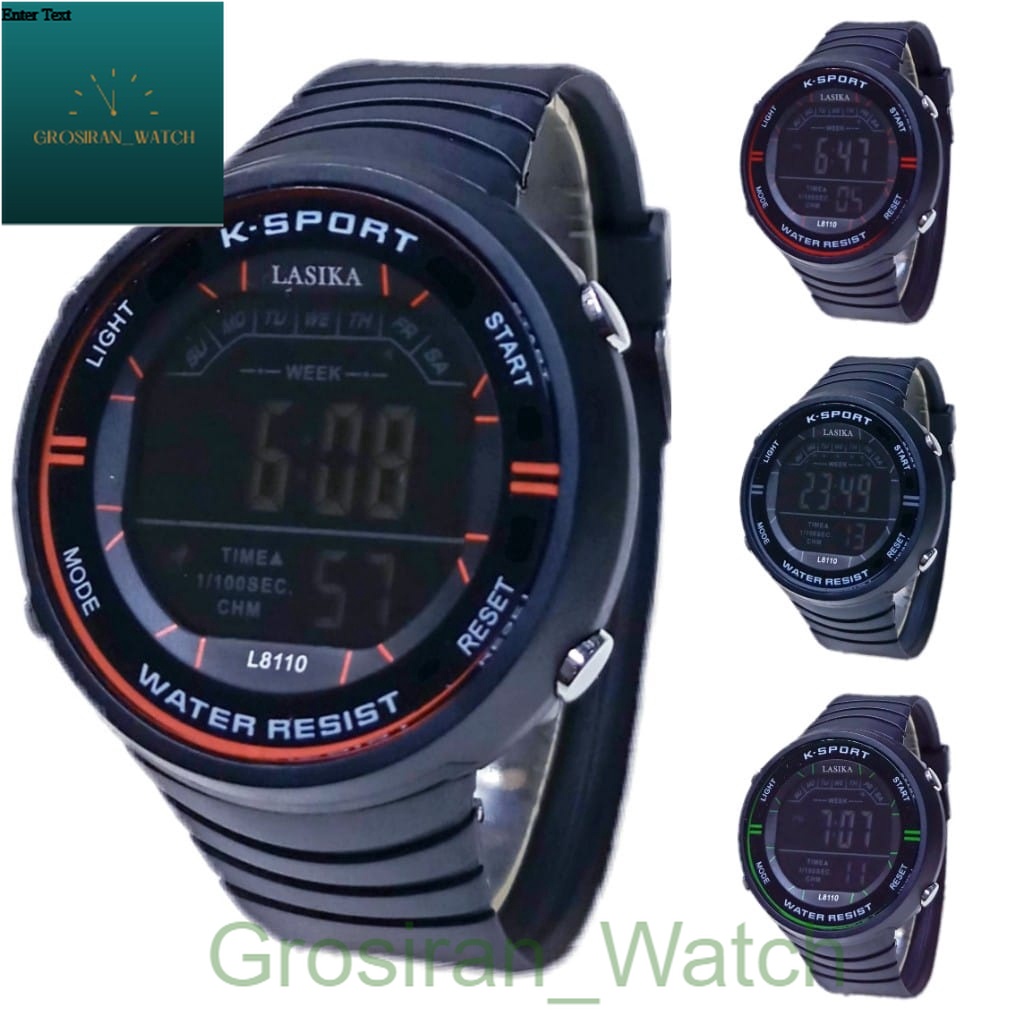 (Dikirim Dari Jakarta)Jam tangan kasual Pria lasika L8110 Digital Water Resist [G_W]