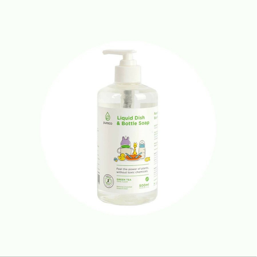Pureco Liquid Dish &amp; Bottle Soap 500ml Sabun botol bayi