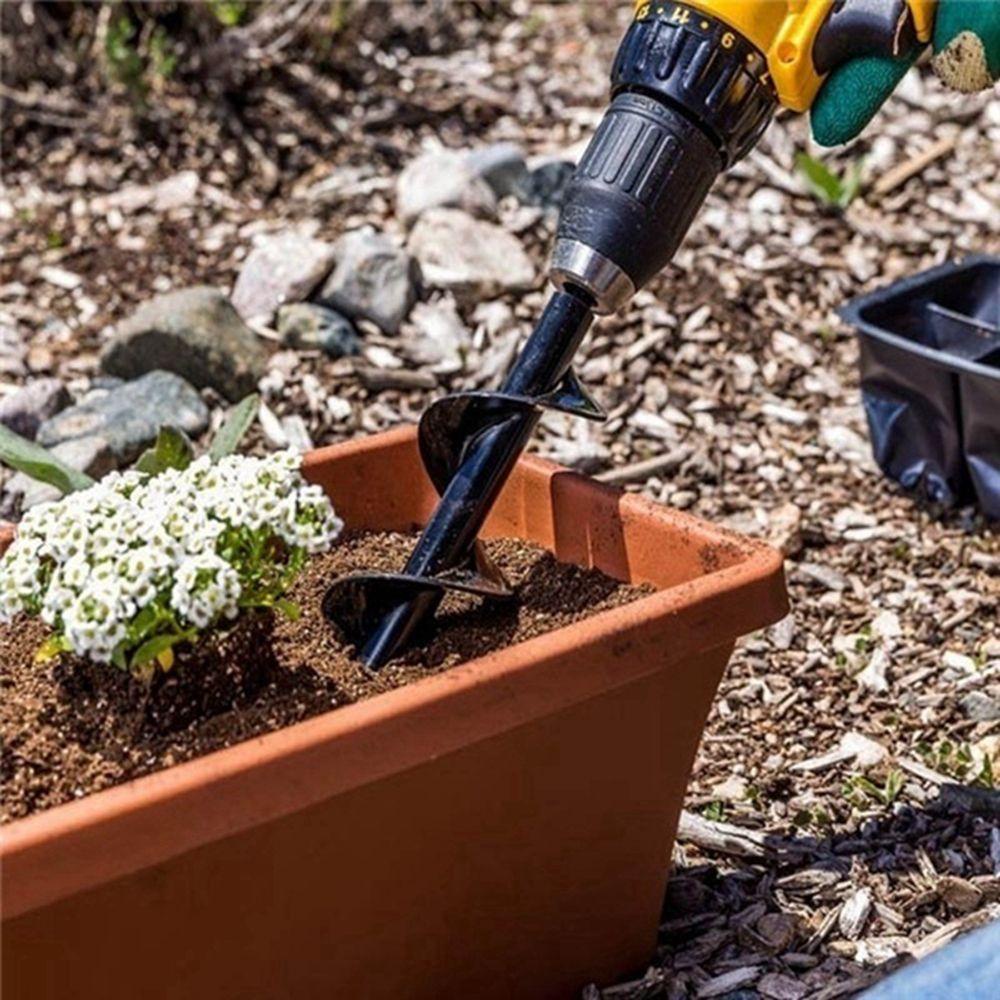 [Elegan] Mata Bor Spiral Berkebun Perlengkapan Taman Tahan Lama Alat Tanam Untuk Menanam Bunga Gali Planter