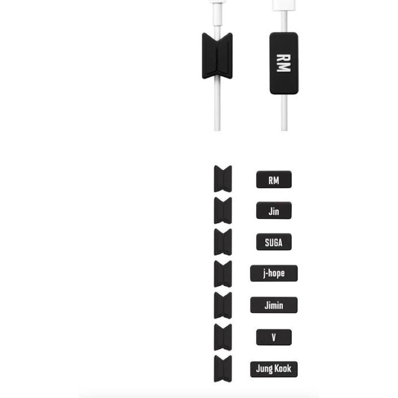 READY STOCK OFFICIAL BTS CABLE PROTECTOR