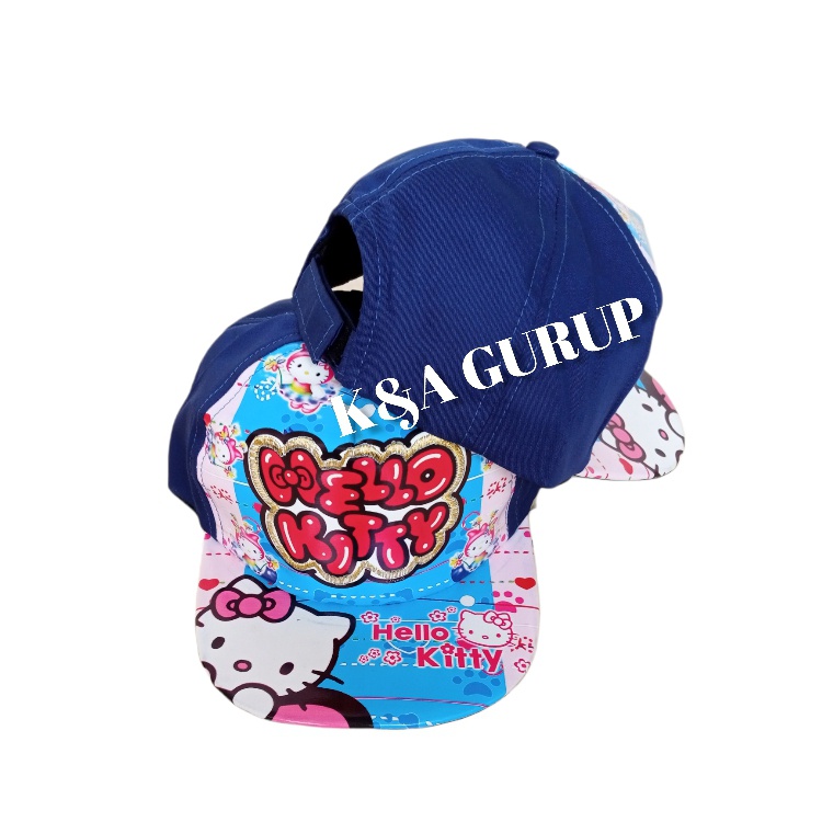 topi anak terbaru karakter PRICESS,HELLO KITY,MASHA and the BEAR,KUDA PONY,FROZEN/TOPI ANAK perempuan TERLARIS Bisa (COD)