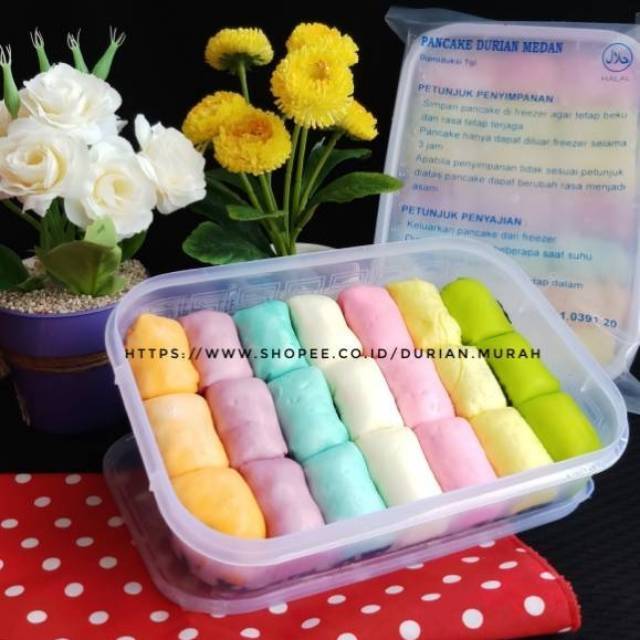 

Pancake Durian Rainbow mini isi 21 ☆PREMIUM QUALITY☆
