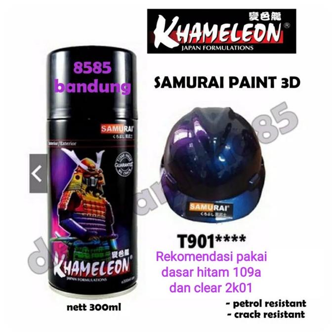 Samurai Paint T901**** KHAMELEON BIRU-Cat Semprot 3D warna BUNGLON