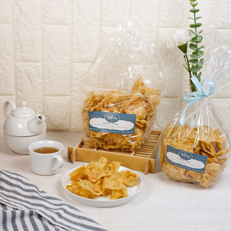 

ONION CHIPS/ KERIPIK BAWANG, (1000gr) Kemasan Refill/ Plastik