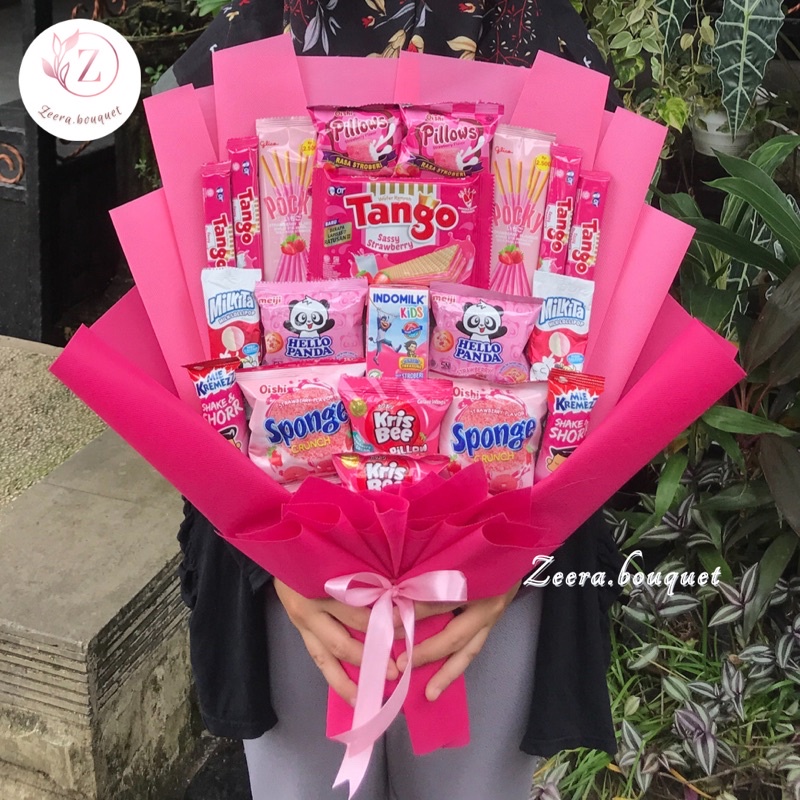 (B22) Bucket snack/buket snack/bouquet [INCLUDE: Greeting card+packing]