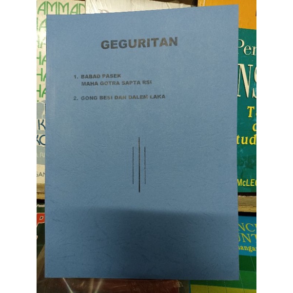 Geguritan Babad Pasek Maha Gotra Sapta Resi Gong Besi dan Dalem Laka
