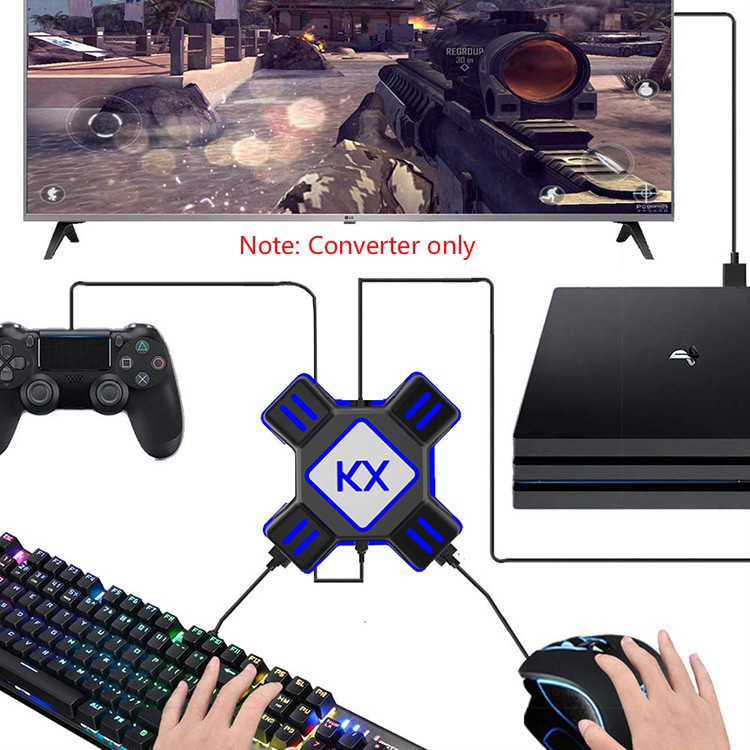 Portable KX Gaming Adapter Mouse 