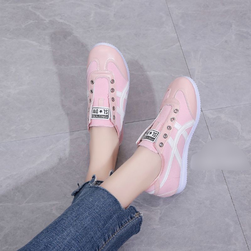 RYX - Chalk Lines Sepatu Sneakers Tali Wanita Fashion Casual / Olahraga - Ori Import