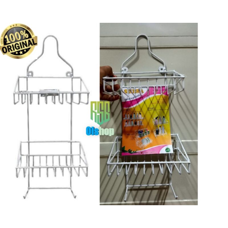 RAK SABUN RAK DAPUR/RAK KAWAT BESI SERBAGUNA/RAK KAWAT KAMAR MANDI