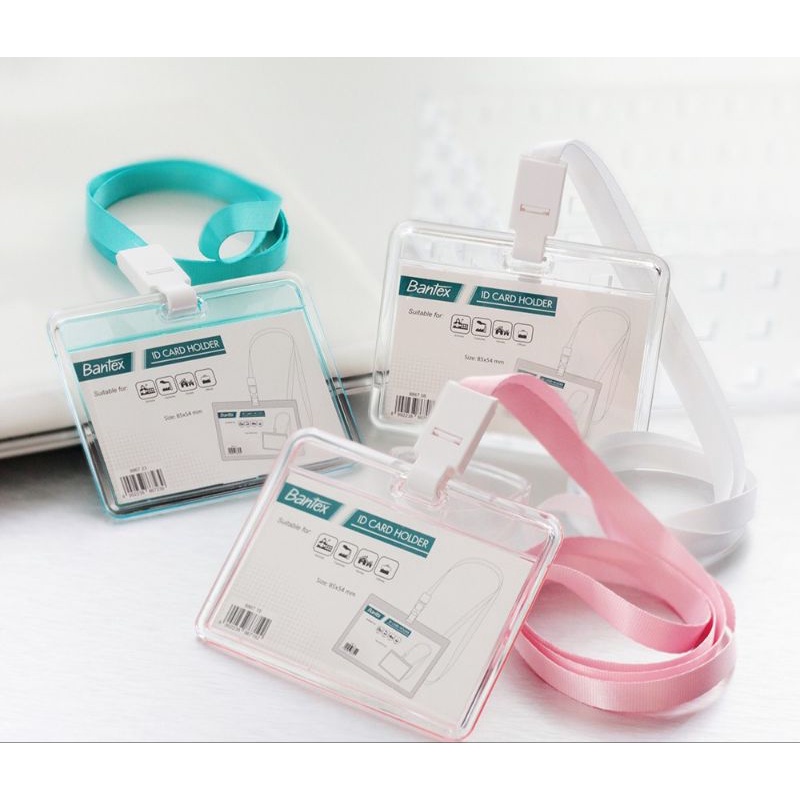 

Bantex ID Card | Name Tag Transparant Tali Lanyard Landscape