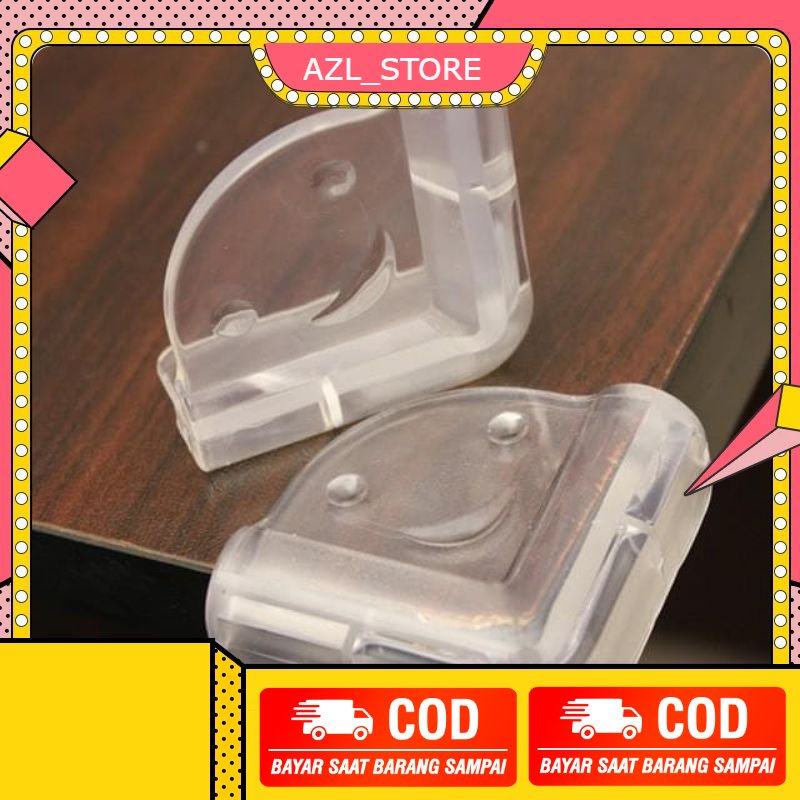 Jual AZ PELINDUNG SUDUT MEJA TRANPARAN / PENGAMAN SIKU SUDUT MEJA
