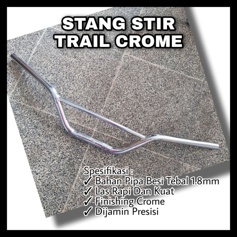 Stang Stir Fatbar Variasi Model Motor Trail Ts Pnp CFR Beat Street Tiger Mp Megapro Gl Pro Max Verza
