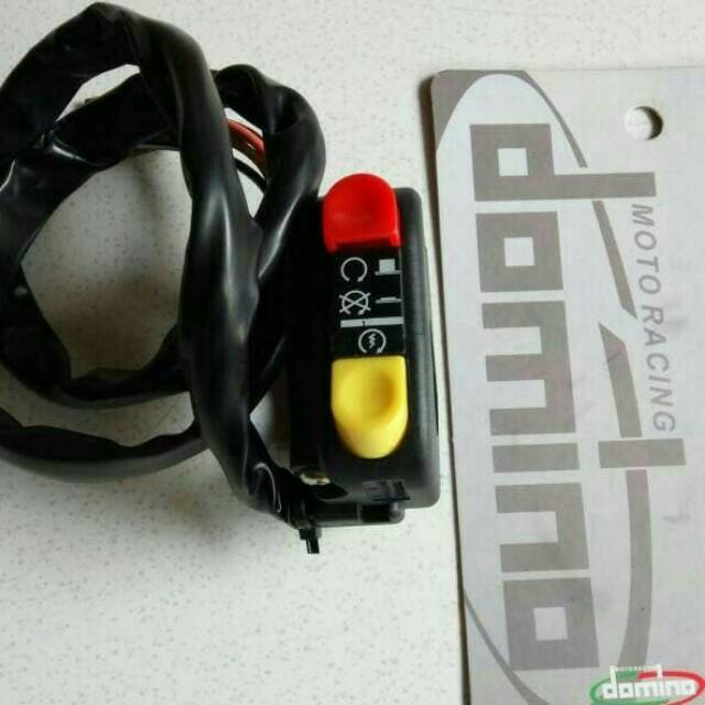 Saklar Switch Kanan Domino Universal / Saklar Starter On Off Lampu Domino Original