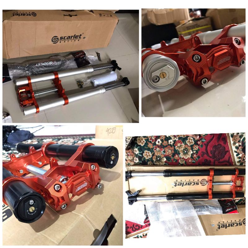 USD scarlet ful cnc original model ktm bonus stang pnp KLX crf Supermoto advanture