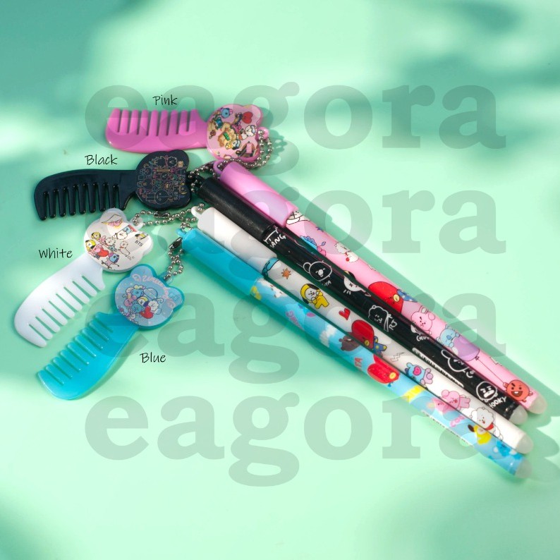 

Pulpen Gel BTS Sisir KPOP Korea Pena Lucu Bolpen Unik