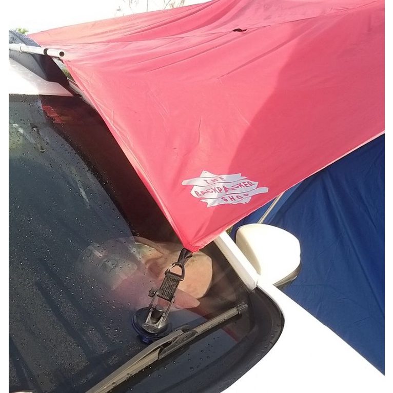 Suction cup flysheet tenda gantungan awning car tent campervan