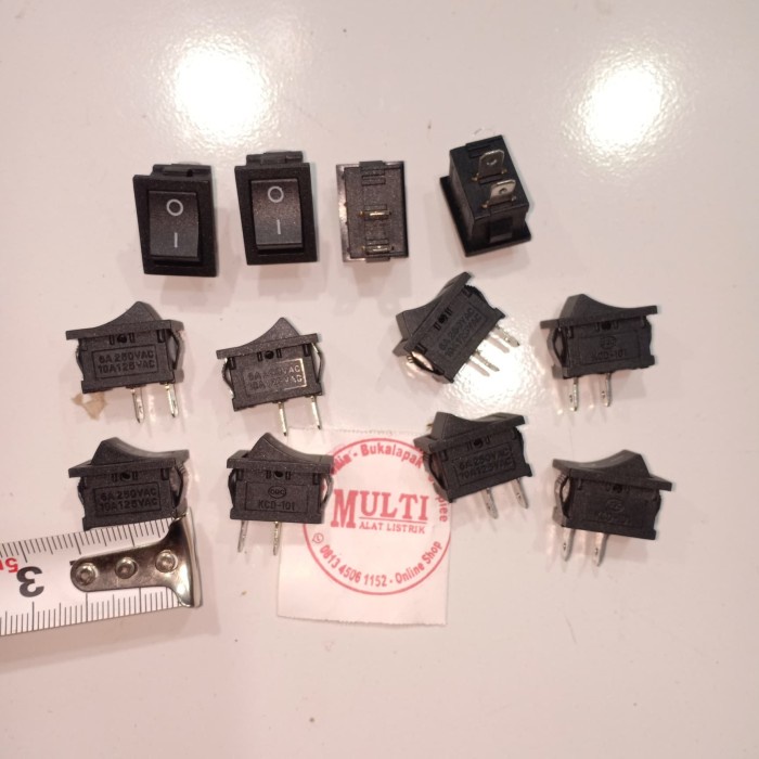 saklar on off kecil dispenser saklar hitam kcd101 motor