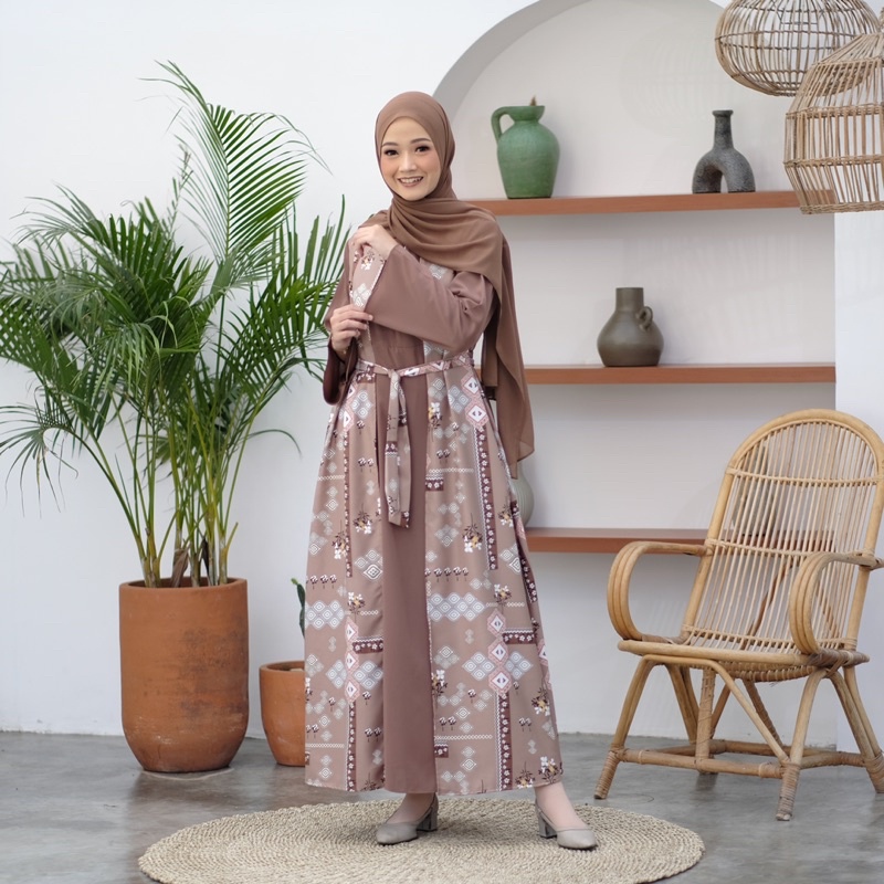 GAMIS COUPLE IBU DAN ANAK GAMIS MEWAH GAMIS MUSLIMAH KIRANA GAMIS MOCCA