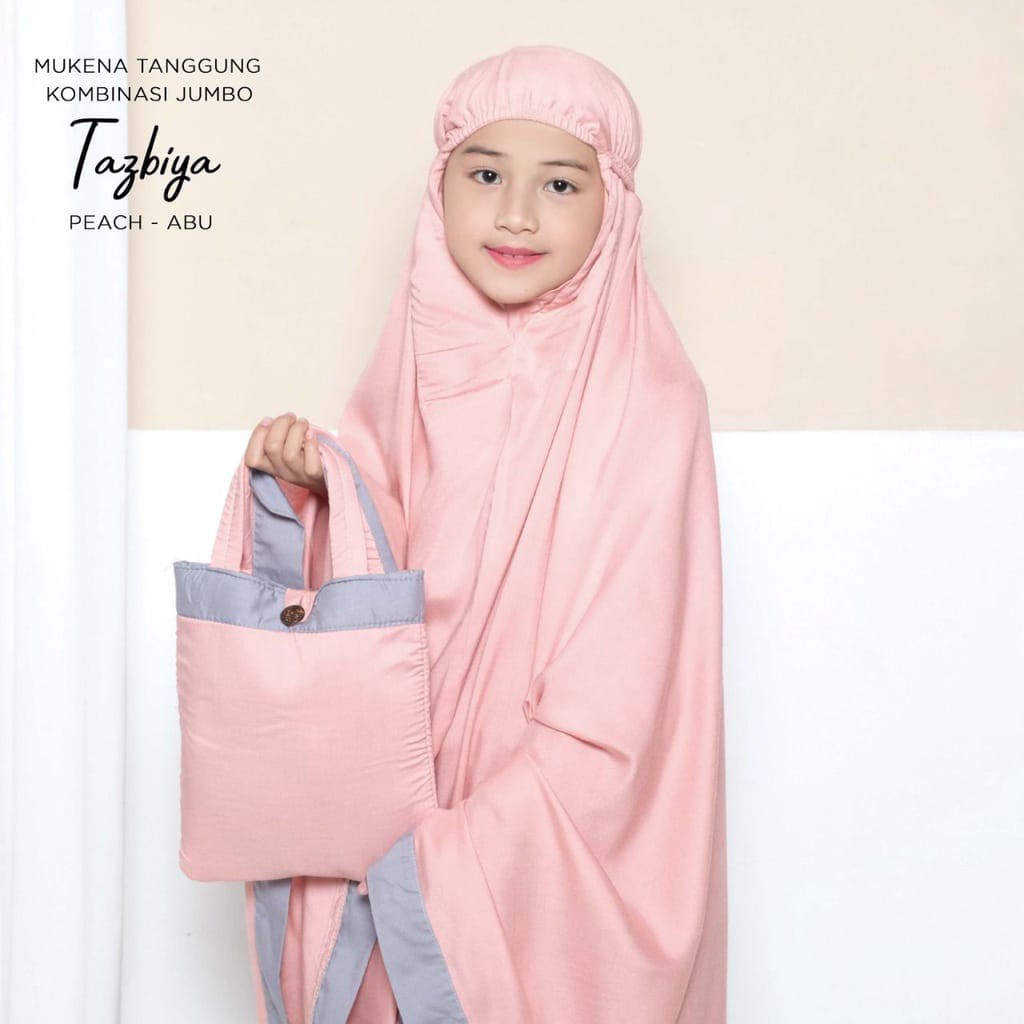 COD MUKENA ANAK TANGGUNG KOMBINASI TAZBIYAH TWOTONE SALWA BAHAN MIKRO MUKENA ANAK PEREMPUAN MUKENA T