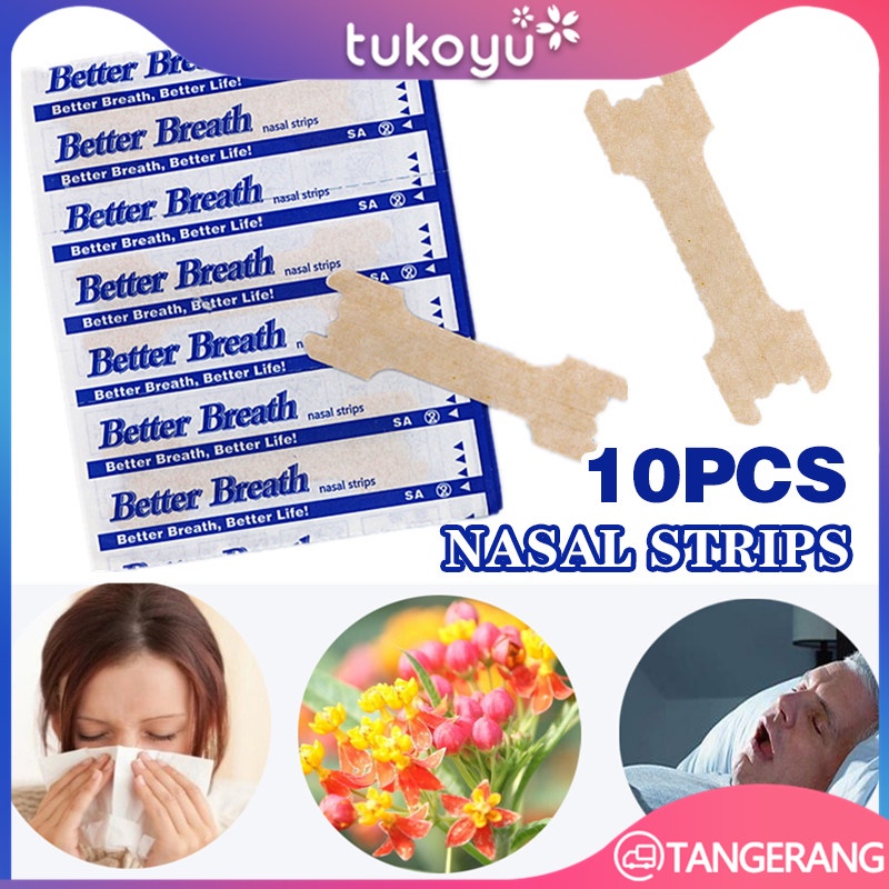 Jual 10 PCS Nasal Strips/Nasal Cavity Expansion Tape Anti Snore Ngorok