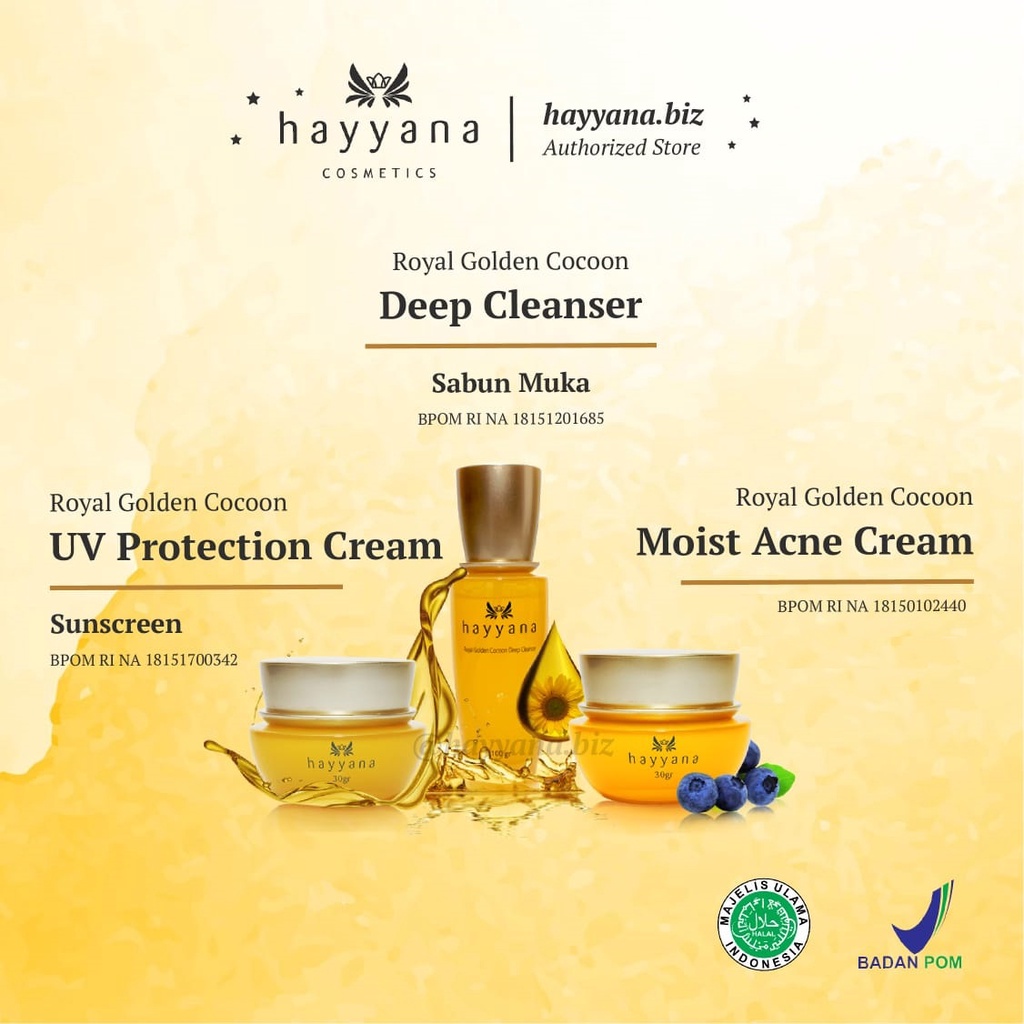 Hayyana Skincare Paket Anti Acne Glowing - Mengatasi Kulit Glowing Berjerawat