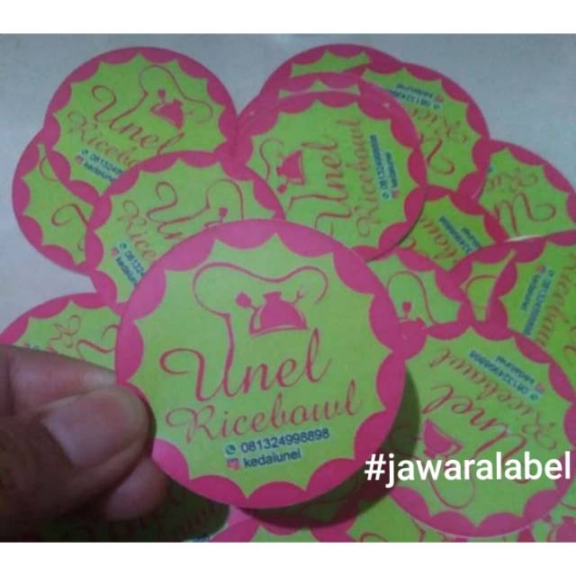 

Stiker Label Kemasan Makanan