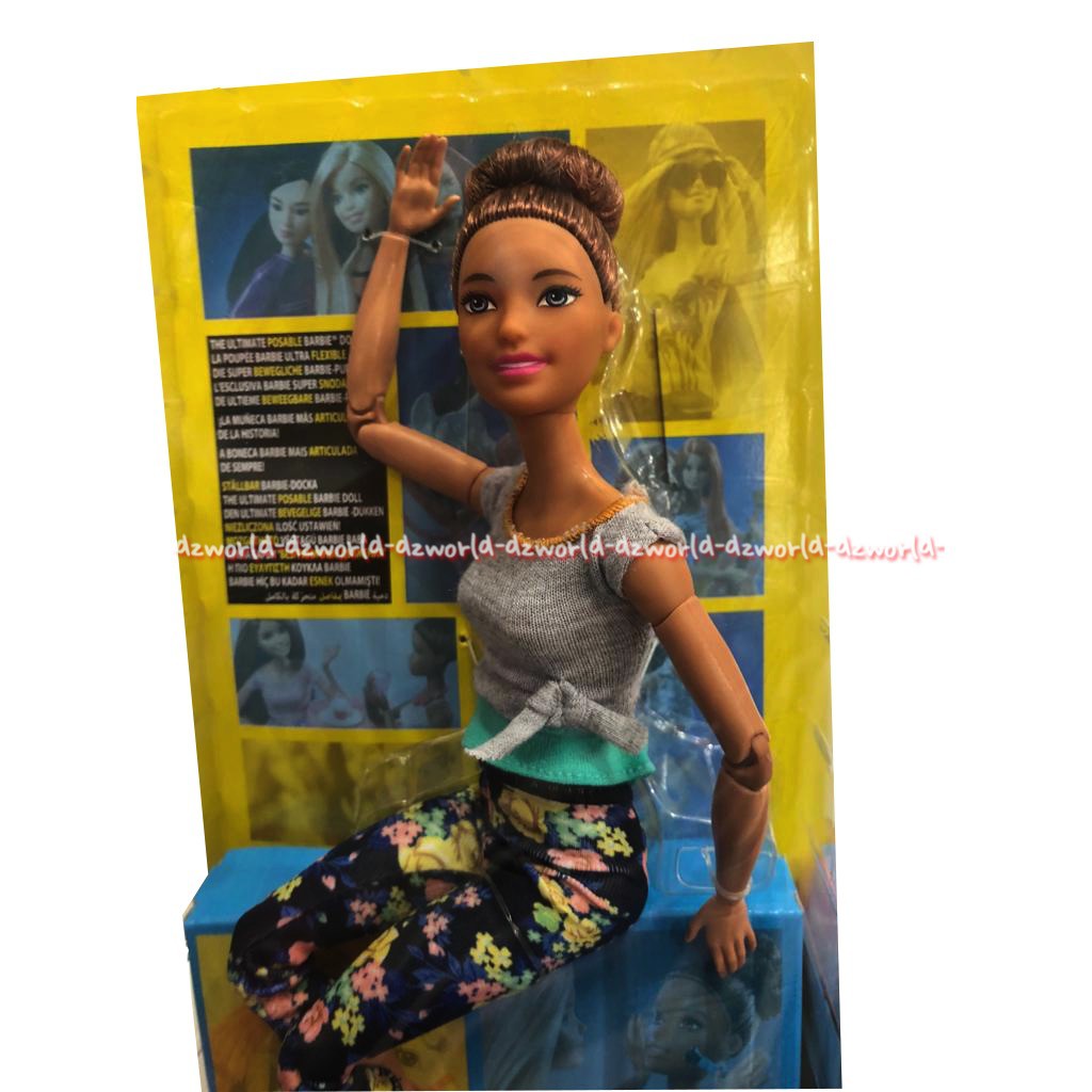 Barbie Made To Move The Ultimate Posable Barbie Doll Original Kaki &amp; Tangan Bisa ditekuk Di Lipat