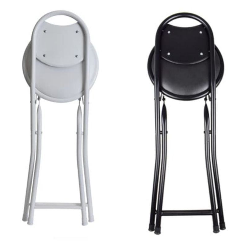 Kursi Lipat Hitam&Putih/Kursi Lipat Minimalis