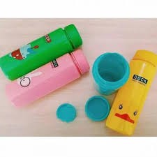 Botol Minum Anak Plastik 500 ml Motif Animal - Botol Anak - Botol Air Minum Karakter Animal Cute