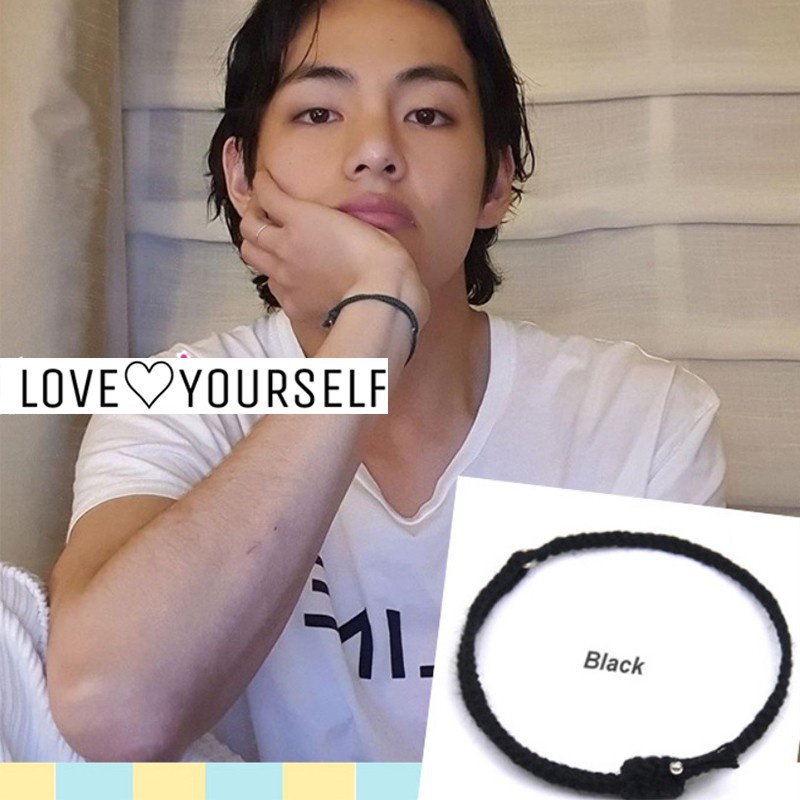 Gelang Bts Jungkook V Hand-Woven Colorful