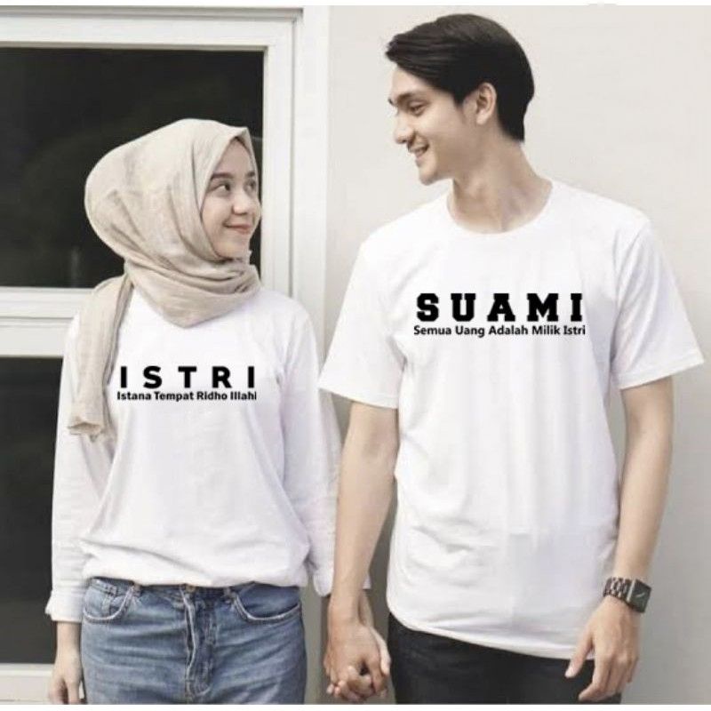 Kaos Couple Pasangan Suami Istri / Baju Couple Pasangan Suami Istri / Baju Kaos Couple Pasang Suami 
