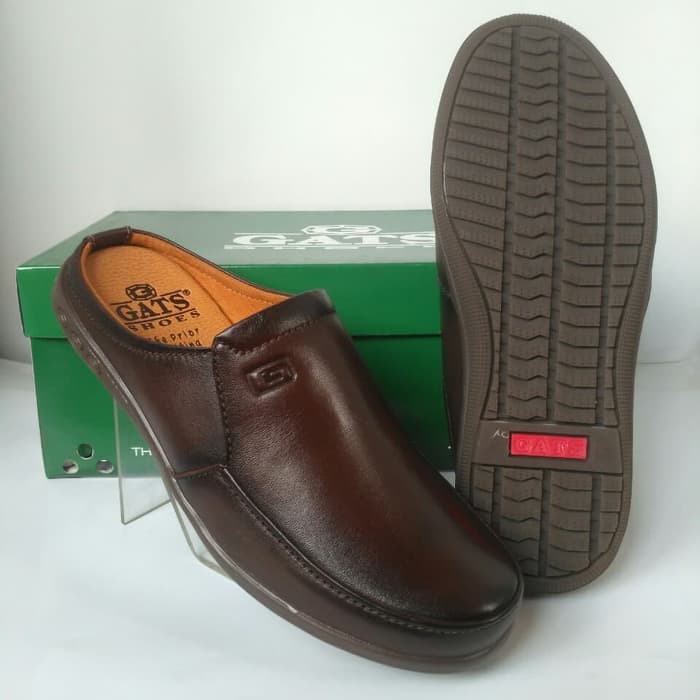 sandal gats terbaru NB 002 coklat .sepatu sandal original gats