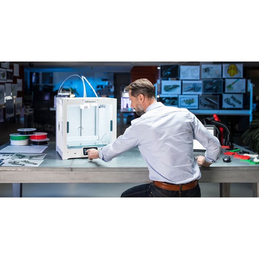 Original Ultimaker S5 Series with Dual Extruder Industrial 3D Printer